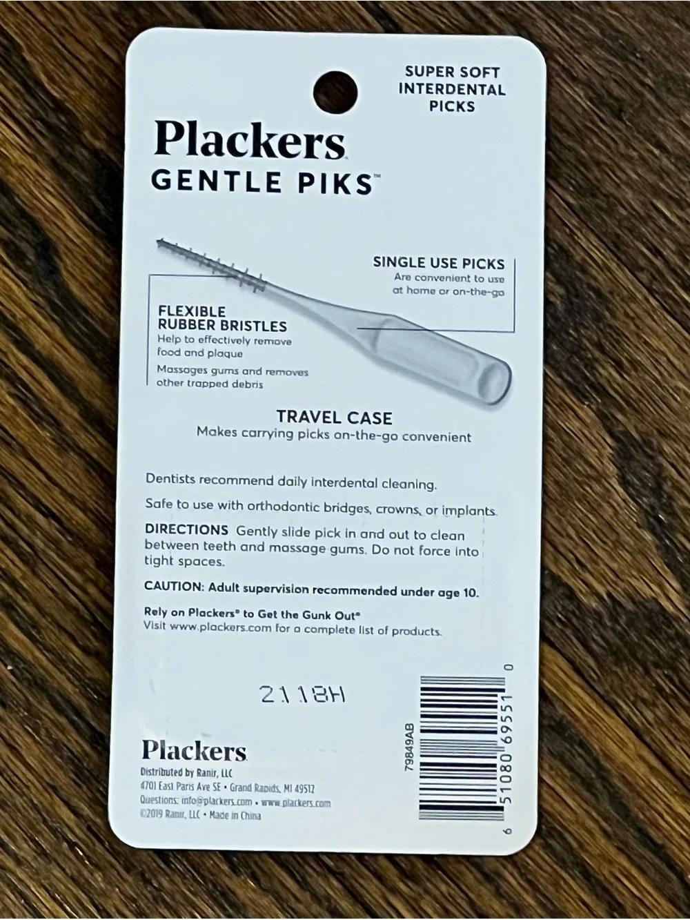 Gentle Piks Mint Green Interdental Picks